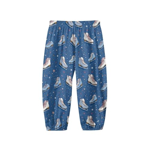 Image of Unisex Little Kids Yoga Trousers Bohemian Beach Pants Baggy Harem Activewear for Boys and Girls Age 3-10