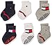 Tommy Hilfiger Unisex-Baby Flag Sock 6 Pack Ecom, White/Grey/Navy, 019