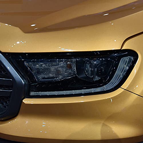 OPisuda Auto koplamp beschermfolie transparant zwart TPU film accessoires, Voor Ford Ranger T6 2015-heden: - Image 4