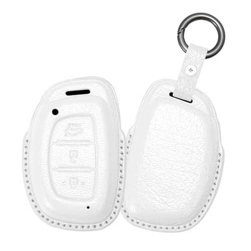 Coque de clé pour Hyundai i20 Ioniq blanc accessoire chic pour le quotidien