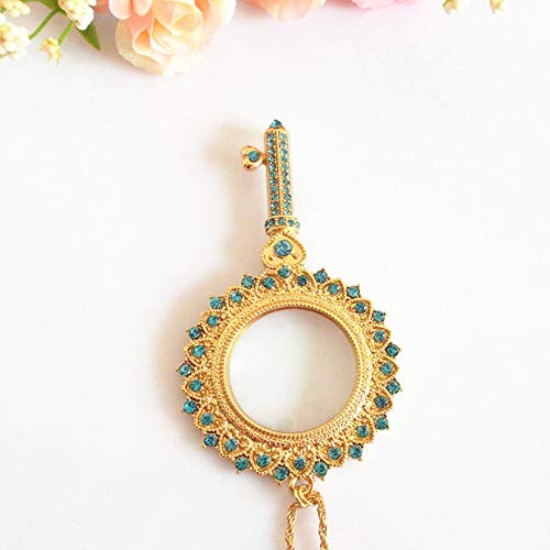 Loupes pull cnecklace exquises avec pendentif grossissant 5X