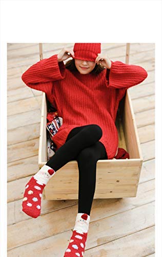 Christmas Fuzzy Socks for Girls - 3 Pairs of Women Cabin Slipper Socks Cute Animal Super Warm3