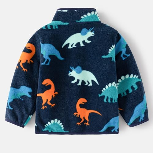 Image of Toddlers Boys Fleece Jacket Full Zipper Outerwear Fleece Coat