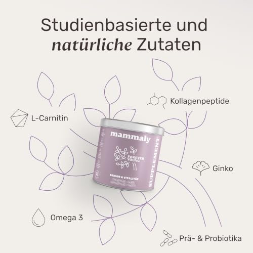 mammaly Forever Young® Senior-Komplex mit Kollagen & Kurkuma (bis 60 Tage) – Ansicht 3