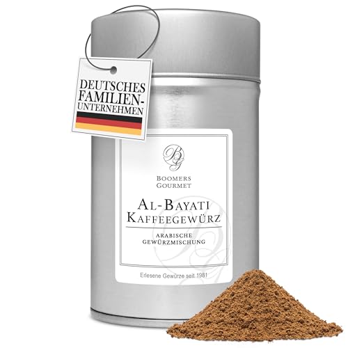 Boomers Gourmet - Kaffeegewürz Al-Bayati Gewürzmischung - Gewürzdose 11,5 cm - 80 g