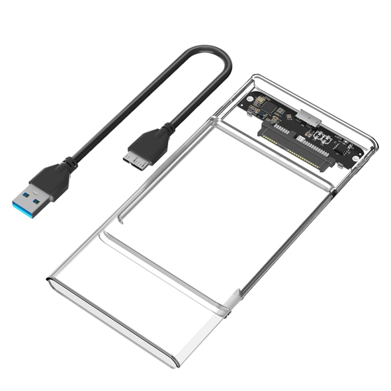 Carcasa externa Mustpoint USB 3.0 para disco SATA 2.5 miniatura 1