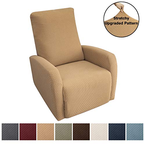 Obytex 4 Pieces Stretch Recliner Chair Cover Polyester and Spandex Upgrade Pattern Couch