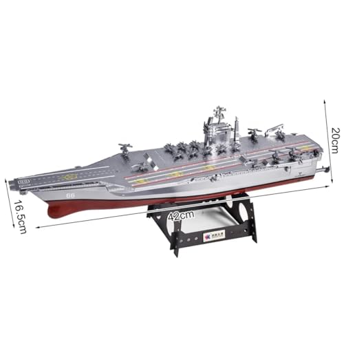 efaso RC Flugzeugtr&auml;ger 6605 Ferngesteuertes Boot 2,4 GHz RTR RC Schiff mit Dual-Motoren bis zu 8kmh schnell, 15Min Spielzeit,Gesamtl&auml;nge 42cm f&uuml;r Kinder & Erwachsene