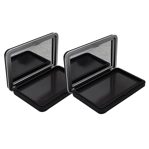AUTSUPPL Matte Eyeshadow Empty Cushion Compact Case Makeup Mixing Tray Makeup Containers Set
