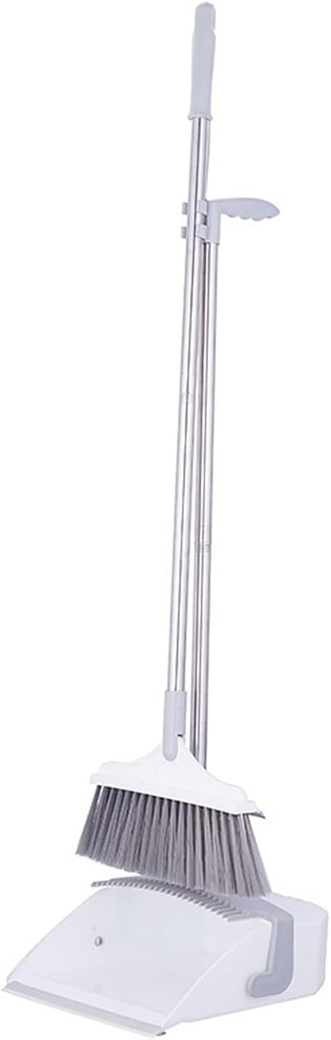 ZKTYQUIHE Juego Creativo de recogedor de Escoba, recogedor a Prueba de Viento, Cabeza de Escoba giratoria, Mango ergonómico, Suministros de Limpieza de Esquinas for el hogar, Accesorios (Color : C)