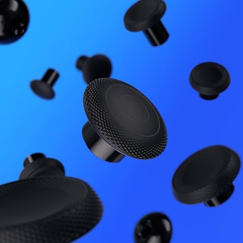eXtremeRate ThumbsGear V2 Wymienny Thumbstick do kontrolera ps5, Ergonomiczny Wymiana Analog Stick Joystick do kontrolera ps4-Czarny