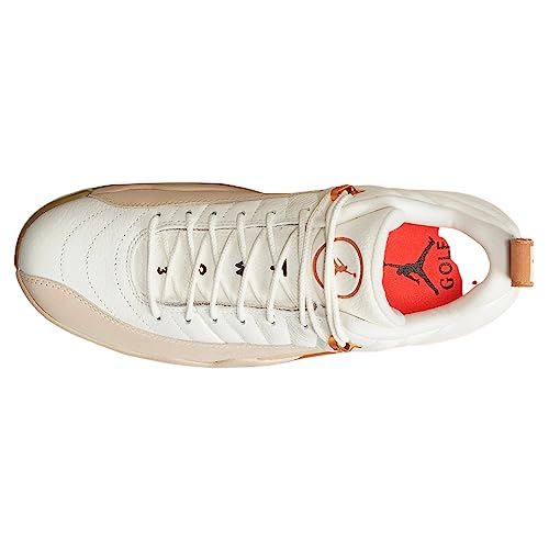 Nike DM9016-109 Golf Air Jordan 12 Low Golf Driftwood Golf Shoes, White US 93