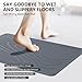Graplife - Stone Bath Mat, Diatomaceous Earth Shower Mat, Non-Slip Super Absorbent Quick Drying Bathroom Floor Mat, Natural, Easy to Clean (23.6 x 15.35 Darkgrey)