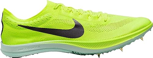 Nike ZoomX Dragonfly DR9922-700 Volt/Mint Foam/Vachetta Tan/Cave Purple Men's Track & Field Distance Spikes 7.5 US
