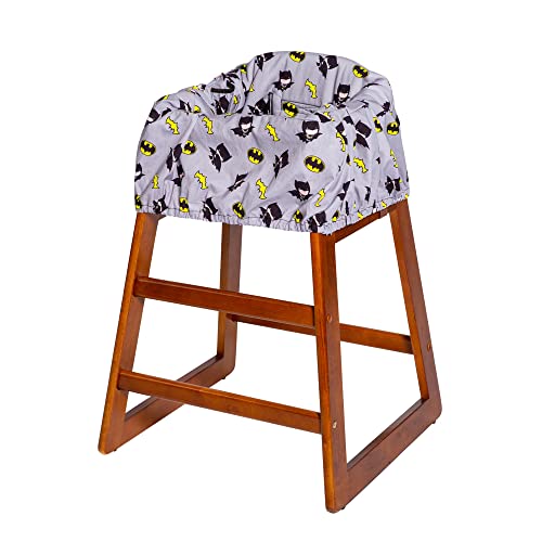 J.L. Childress Warner Bros. Shopping Cart & High Chair Cover for Baby, Kids, & Toddler - Cover for Grocery Carts & Restaurants, Universal Fit - Batman - Thumbnail 5