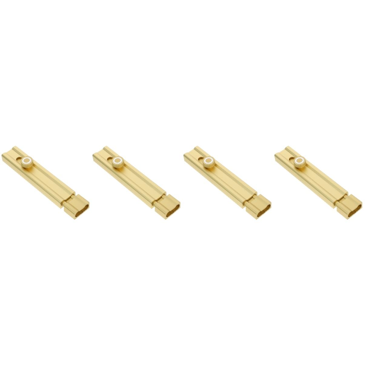 Gadpiparty 4pièces Barre De Sécurité Pour Porte Coulissante Verrou à Encastrer Auto-adhésif Pour Intérieure Installation Facile Sans Perçage Système De Sécurité Renforcé