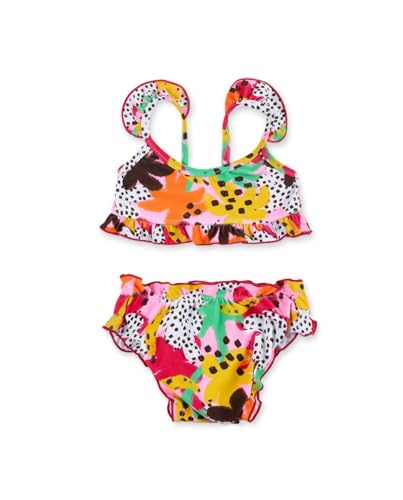 Bikini rosa Tuc Tuc con diseño Banana Records elástico talla 1 año