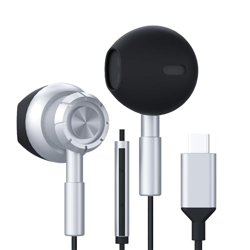 iPhone 17 16 15�pUSB C�w�b�h�t�H�� �}�C�N�t���L���w�b�h�z�� HiFi�X�e���I�{�����[���R���g���[���t�� ���C�Z�~�C���C���[�L���C���z�� Apple�AAndroid�ASamsung�AGoogle Pixel�p