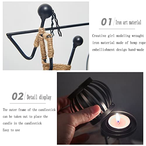 Kamehouse 3Pcs Metal Candle Holder Home Decor Accessories Ornaments African Candlesticks For Candles Christmas Decoration Wedding Centerpieces #TOP2