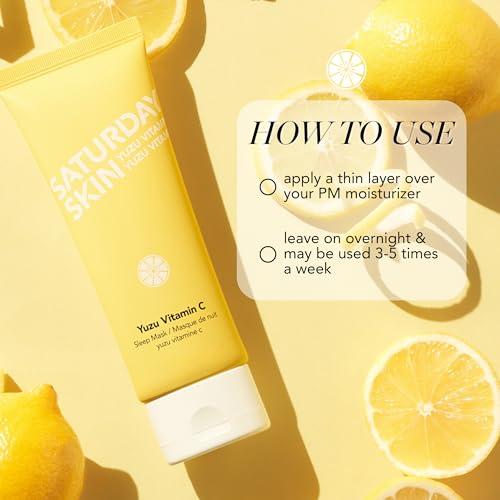 Image of Saturday Skin Vitamin C Brightening Overnight Jelly Mask Face Gel, 50ml