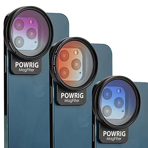 Powrig Phone Lens Filter Mount With Graduated Color Filters Kit -Iphone 11 Pro 12 Pro (For Iphone 11 Series) #TOP2