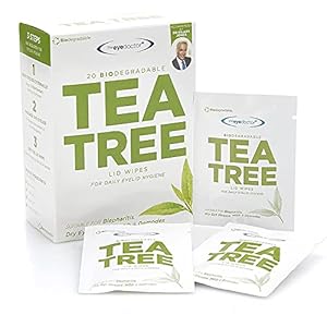 The Eye Doctor Tea Tree oogliddoekjes – 260 x eenmalig gebruik tea tree oogdoekjes – geschikt voor gevoelige ogen, droge…