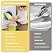Shoe Washing Machine Bag,2 Pcs Shoe Washing Bag for Dryer & Washer, Reusable Laundry Shoe Bag for All Shoes Sizes, Independent Insole Compartment With Side Mesh (Yellow)