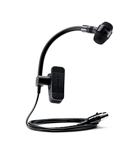 Shure PGA98H-TQG Cardioid Condenser Gooseneck Instrument Microphone with TA4F Connector for use