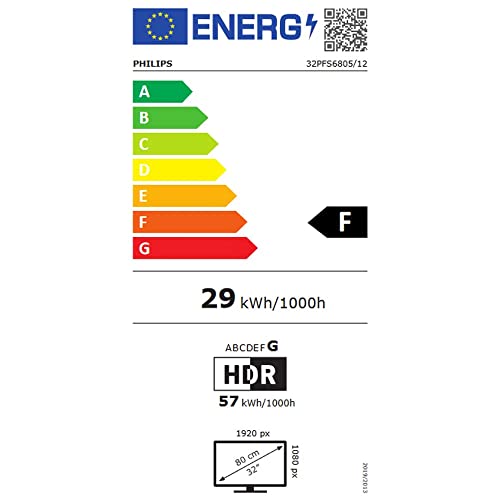 Philips 32PFS6805/12 32 Zoll (80cm) Fernseher LED TV | FHD, Pixel Plus HD & HDR10 | SAPH