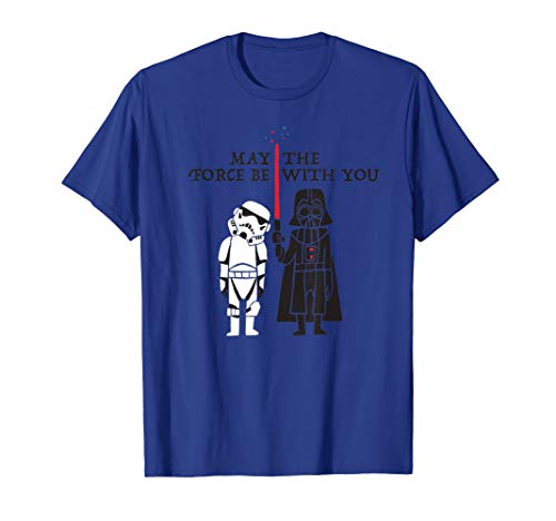 T-shirt Star Wars imprimé vêtement coton col rond May the Force Be With You