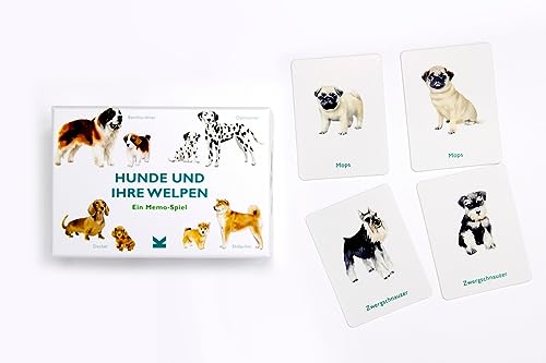 Hunde und ihre Welpen (Spiel): Ein Memo-Spiel