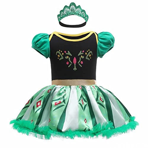 Déguisement pour bébé fille Princesse Anna Grenouillère Cover