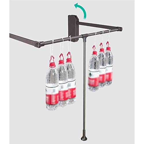 Rail d'armoire rétractable et extensible pour optimiser le rangement des vêtements - 5