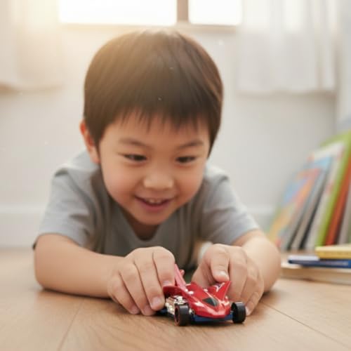 Image of GENIE'S TOY BUS 1:64 Scale Die-Cast Racing Car I Sports Car with Free Wheel Mechanism I Premium Metallic Finish I Kids Collectible Toy for Ages 3+ I Best Birthday Gift for Kids