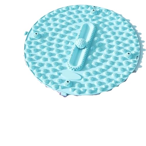 Esterilla de acupresión de 55cm con masaje de pies multifuncional, almohadilla azul de yoga
