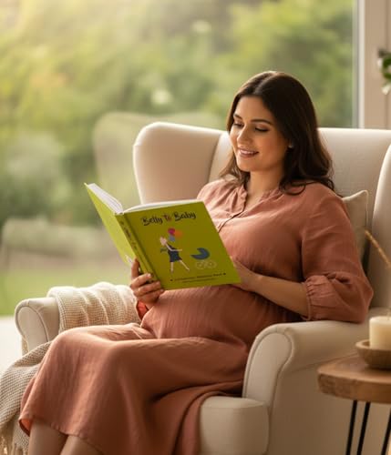 Image of Belly to Baby, A Pregnancy Memory Book. Record Your Pregnancy Photos & Memories. Pregnancy Keepsake, Pregnancy Journal, Pregnancy Scrapbook, Pregnancy Photo Album, Modern Pregnancy Gift.(English)