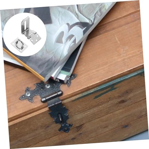 Image of Cabilock Outdoor Padlock Latch for Door 3 Inch Lock Hasp Latch Hardware Security Lock