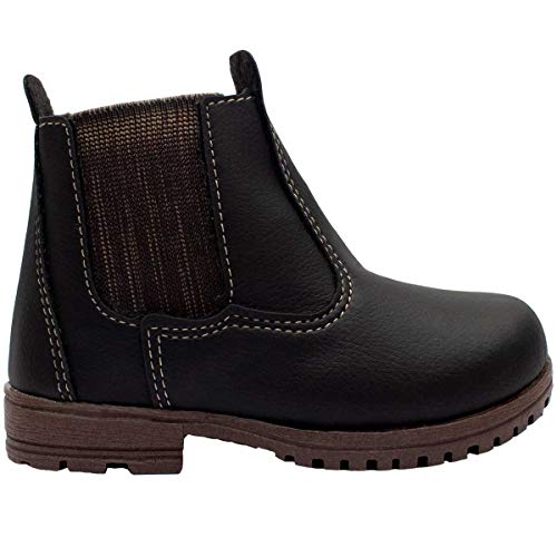 Bota Botina Jequinha Infantil Menino 09.47 (34, Preto)