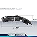 PIT66 Front Bumper Bracket Headlight Support Pair Compatible with Jeep Grand Cherokee 3.6L 5.7L 2014-2018 8223469AA, 68223470AA, CH1042109, CH1043109 Black