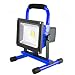 Produktbild MCTECH® 20W Warmweiß Blau Tragbare Wiederaufladbare Handlampe LED AKKU Flutlicht-Lampe Camping Lampe Arbeitsscheinwerfer Angeln Beleuchtung Outdoor Laterne Campinglaterne Werkstatt-Flutlicht IP65 (20W Warmweiß)