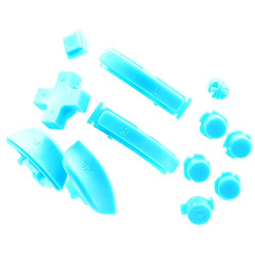 Deal4GO �{�^���Z�b�g w/A B X Y�AD-Pad�A�z�[���L���v�`�� L R ZR ZL �g���K�[ �����p Nintendo Switch Lite �v���X�`�b�N (�u���[)