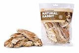 Snacks para Perros – Orejas de Conejo – 200g – con Pelo – Apoyo Natural para Dientes y digestión
