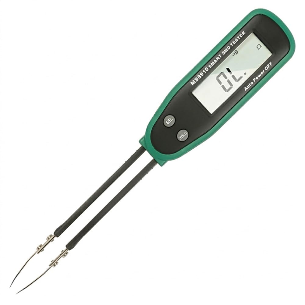 Xnuiasqe SMD Tester MS8910 Smart Digital SMD Handheld Resistance Capacitance Tester with 3000 Count LCD Display