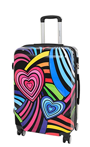 Valise rigide Cosmos noir pour vos voyages et séjours de vacances