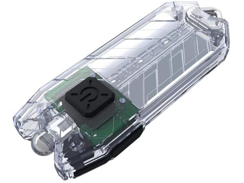 Nitecore Tubev2T Lampada Porta Chiavi, Trasparente, 57Mm Unisex-Adulto