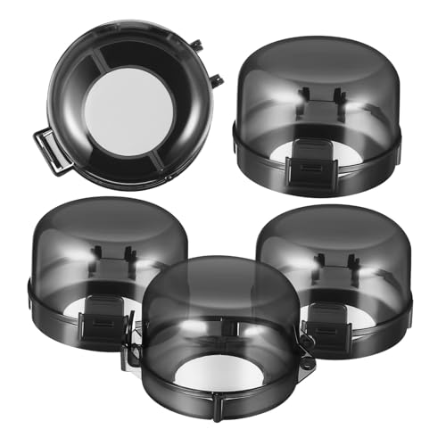 Kisangel 5 Cubiertas Para Perillas De Estufa De Gas Cerraduras De Seguridad Para A Prueba De Bebés Cubiertas De Seguridad Para Perillas De Estufa Cubiertas A Prueba De Cubiertas