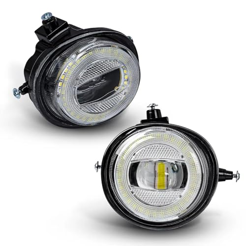 Feu de brouillard LED Angel Eyes phare halogène premium pour Mazda 3 CX-5 12V