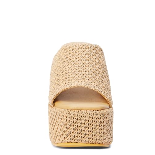 BEACH by Matisse Womens Como Block Platform Casual Sandals Casual High Heel 3" & Up - Black3