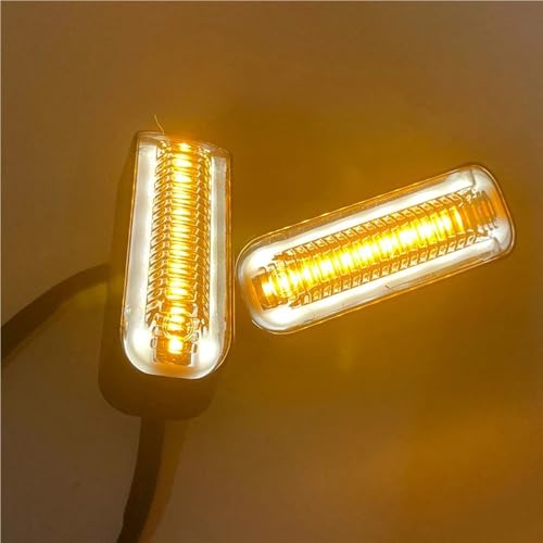 Luces indicadoras motocicleta pilotos traseros de señal de giro universales y luz de marcha 7
