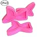 Silicone Fondant Cake Molds, IHUIXINHE Non-Stick Chocolate, Jelly, Candy Mold, Cupcake Decoration Tool (Mermaid Tail)